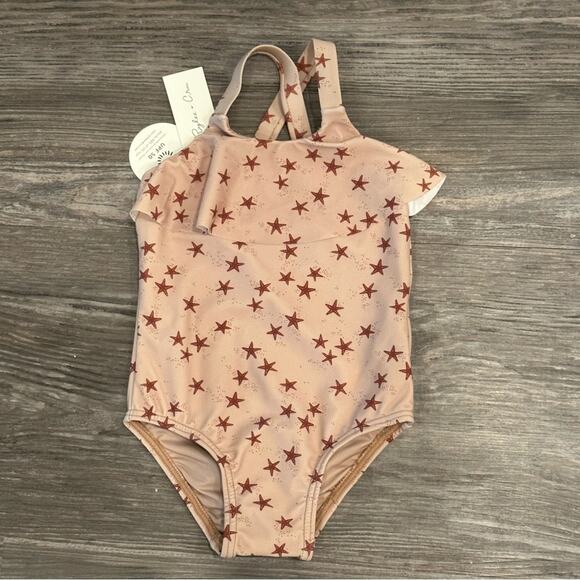 Rylee & Cru Baby Girl Ruffle Stars One Piece Swimsuit SPF - Picture 5 of 7